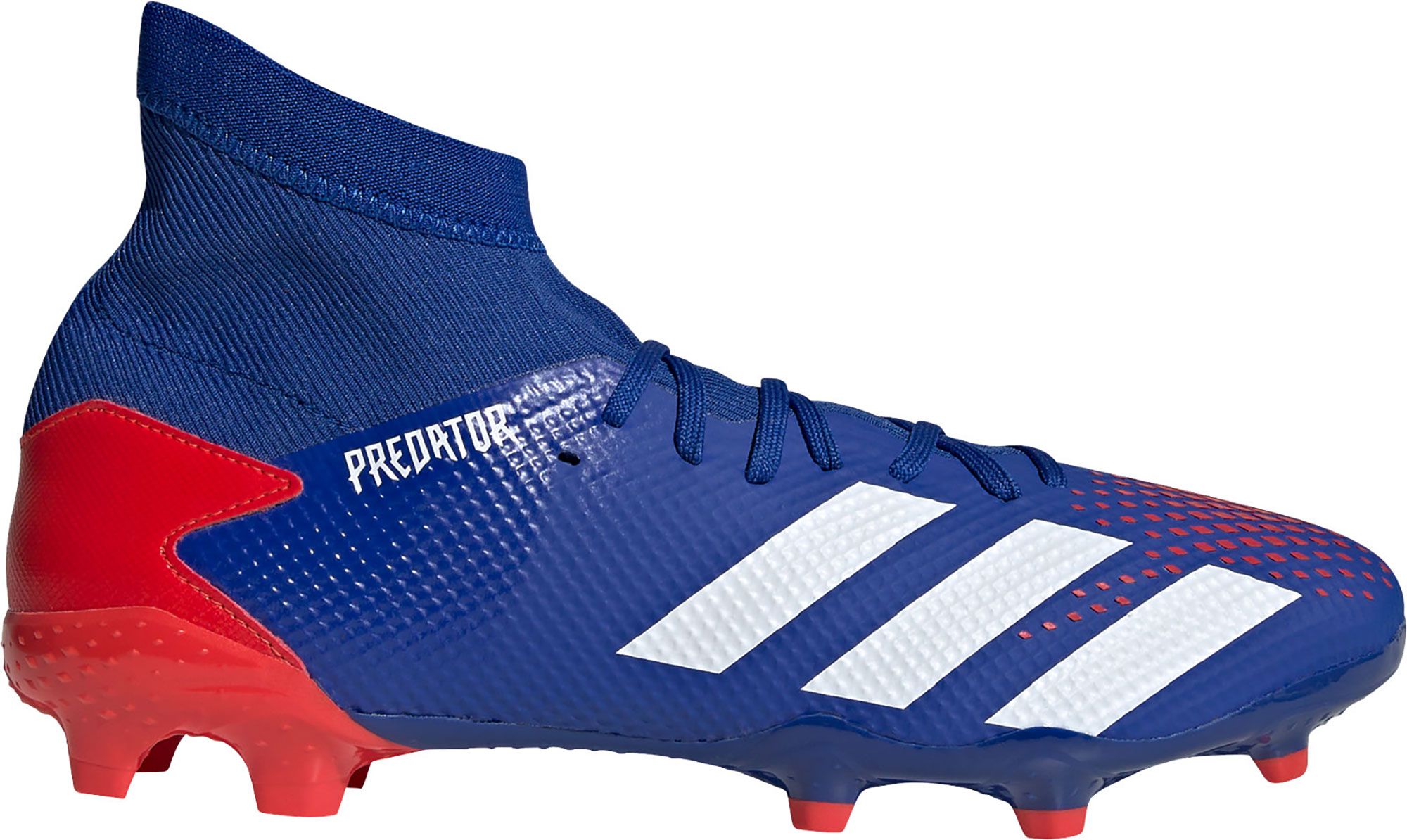 blue and red adidas cleats