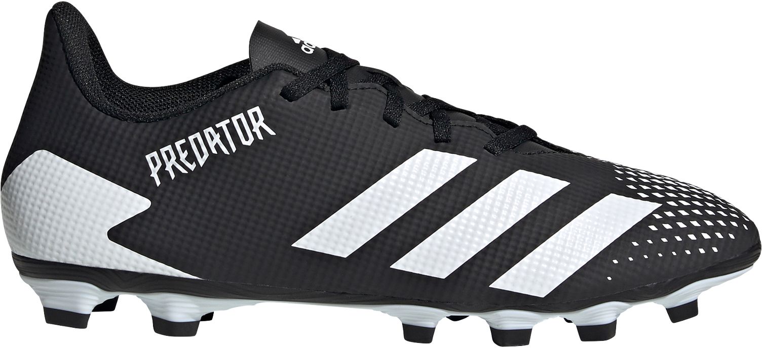 black and white adidas soccer cleats