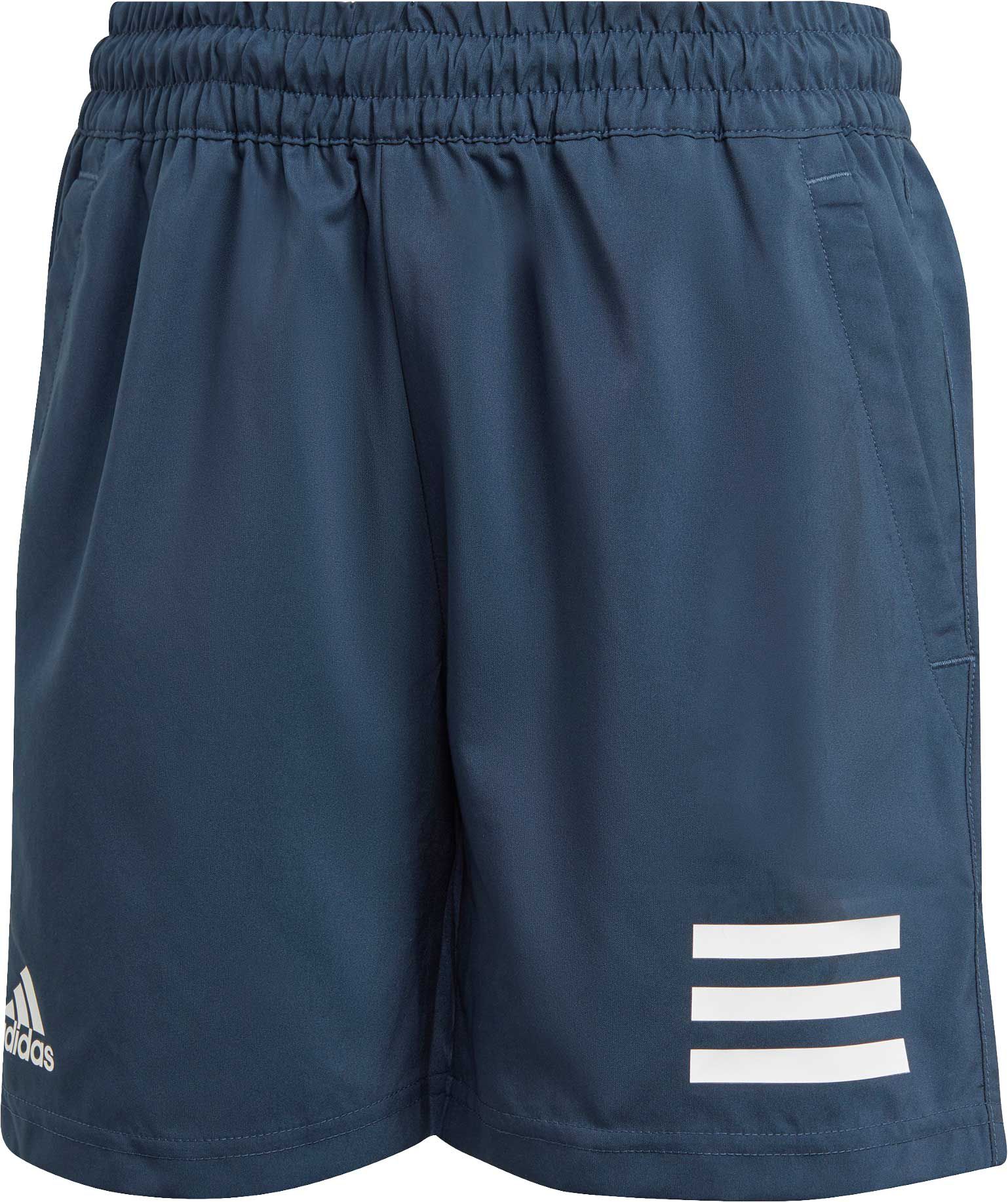 adidas tennis club 3 stripes shorts