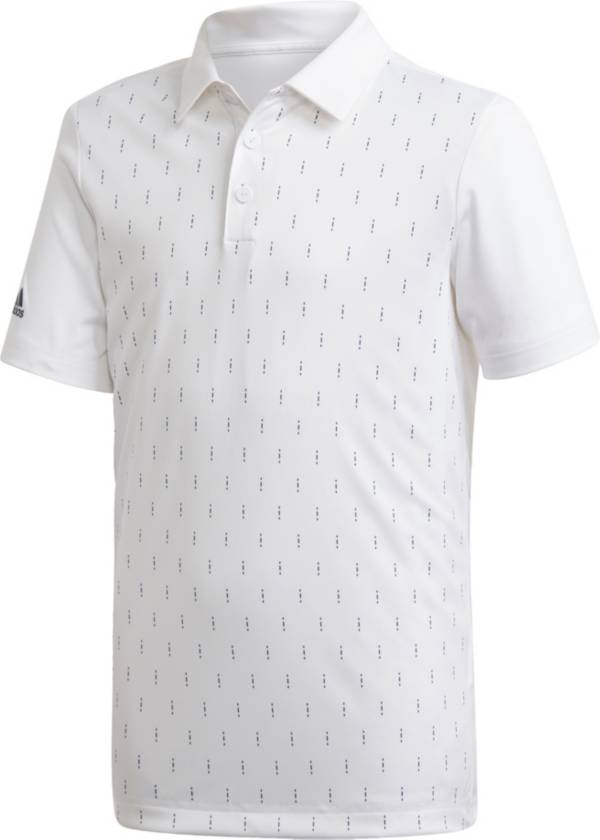 adidas Boys' Graphic Print Golf Polo