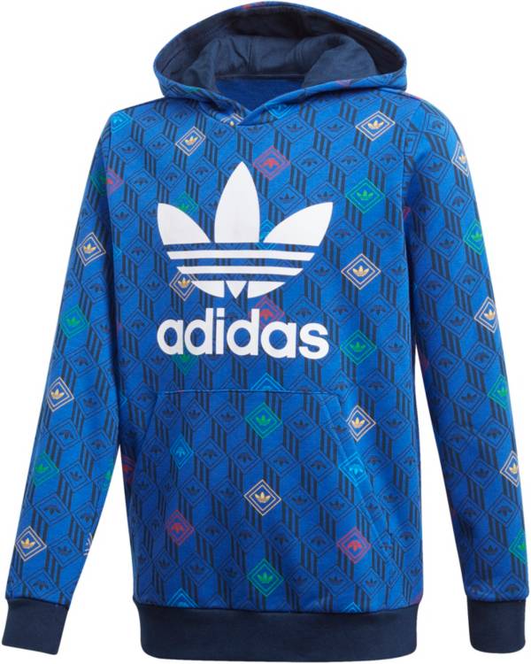 adidas Originals Boys' Multi Logo Trefoil Hoodie