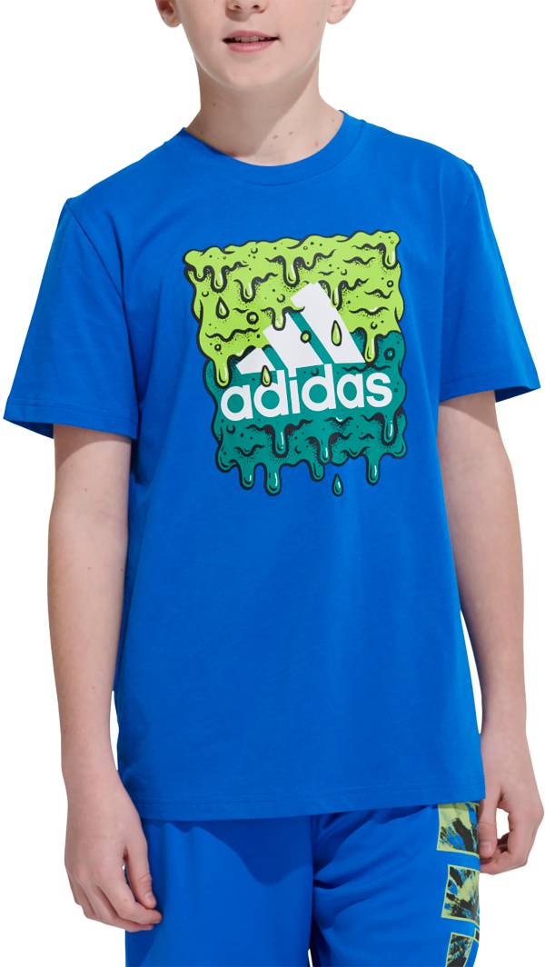 adidas Boys' Slime Graphic T-Shirt | DICK'S Sporting Goods adidas Boys' Slime Graphic T-Shirt | DICK'S Sporting Goods