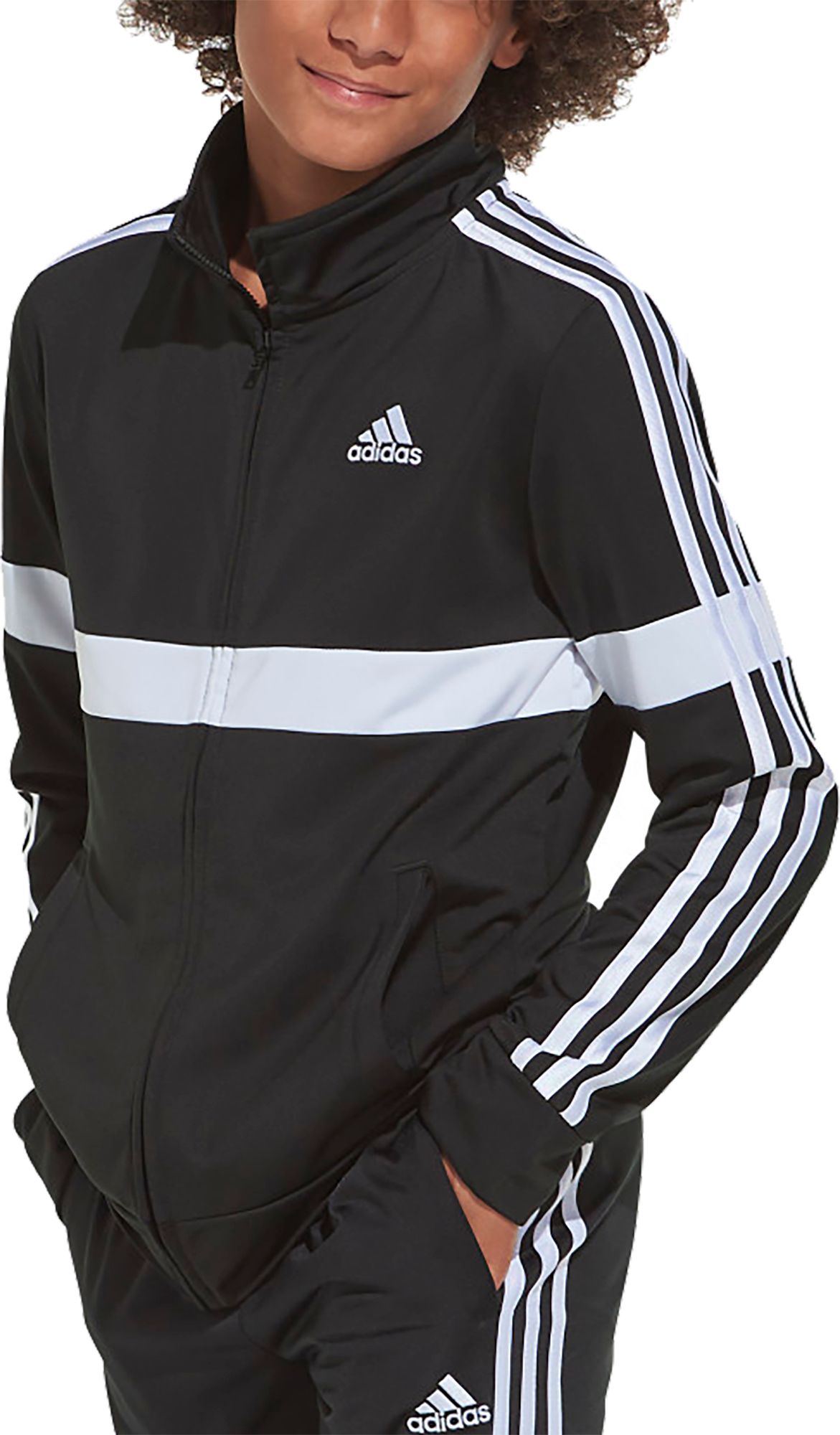 adidas boys tricot jacket