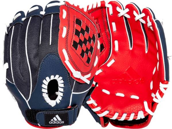 adidas Youth 9.5" Triple Stripe Series T-Ball Glove 2021