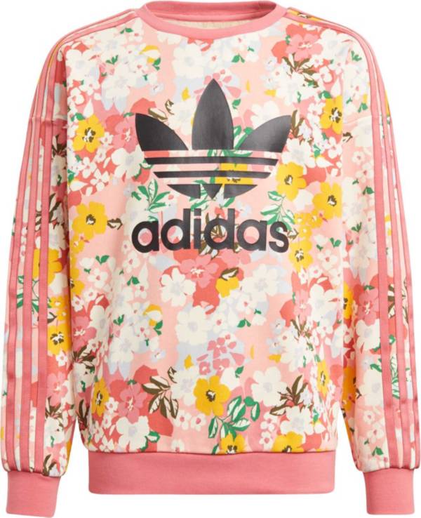 adidas Kids' HER Studio London Floral Crew