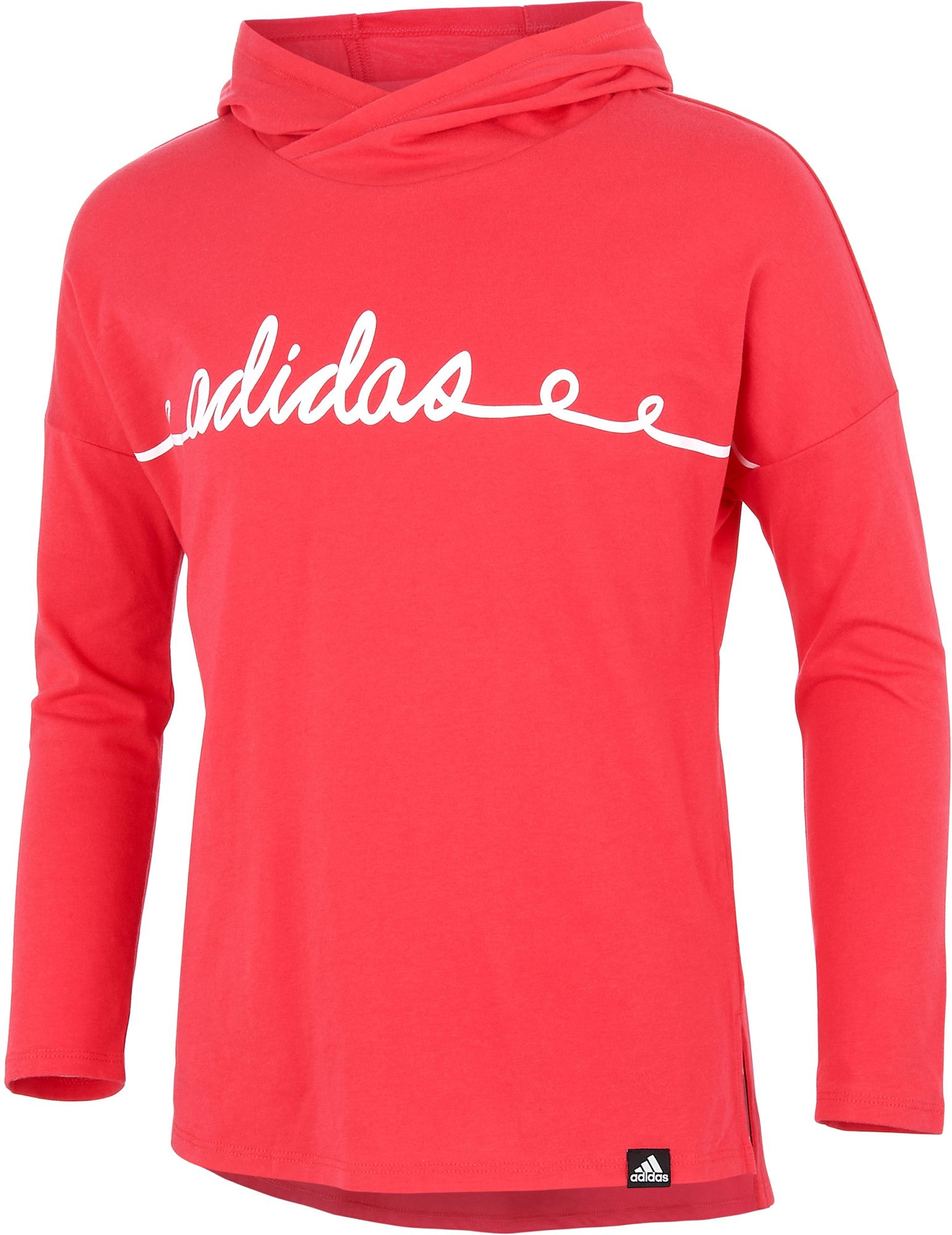 adidas graphic long sleeve hoodie