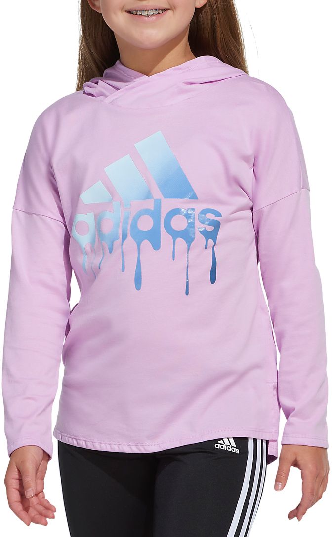 adidas graphic long sleeve hoodie
