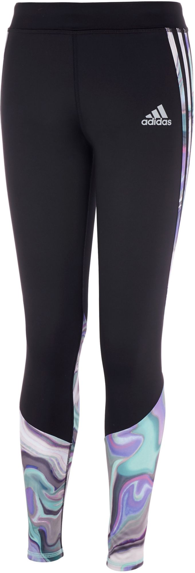 girls adidas marble leggings