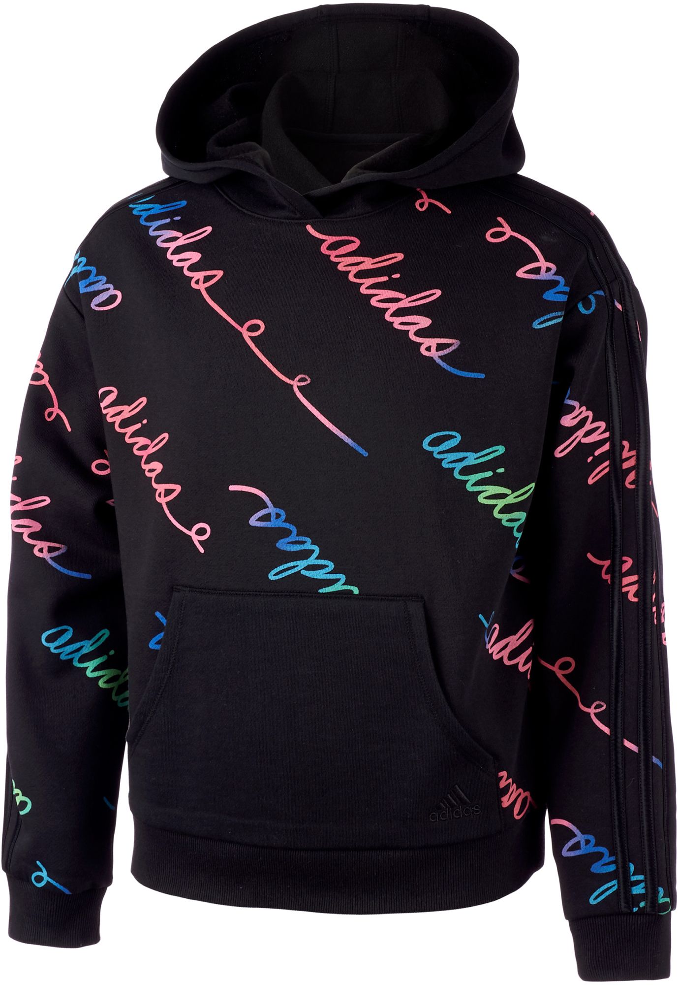 adidas Girls' Cursive Print Graphic 