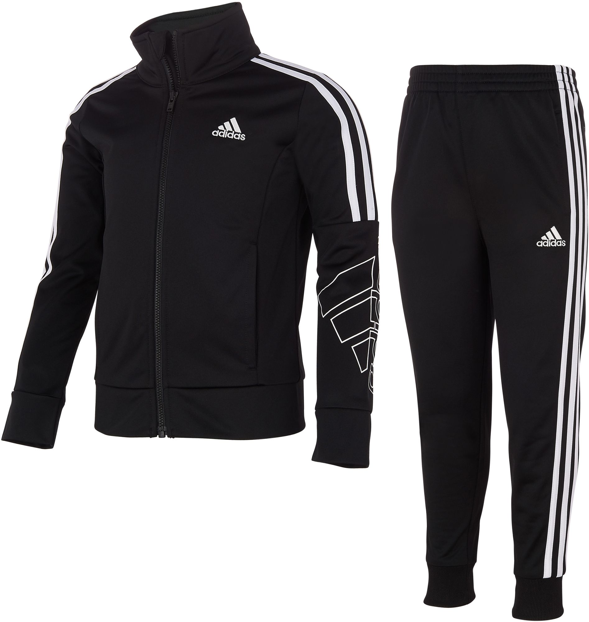 adidas girls jacket black