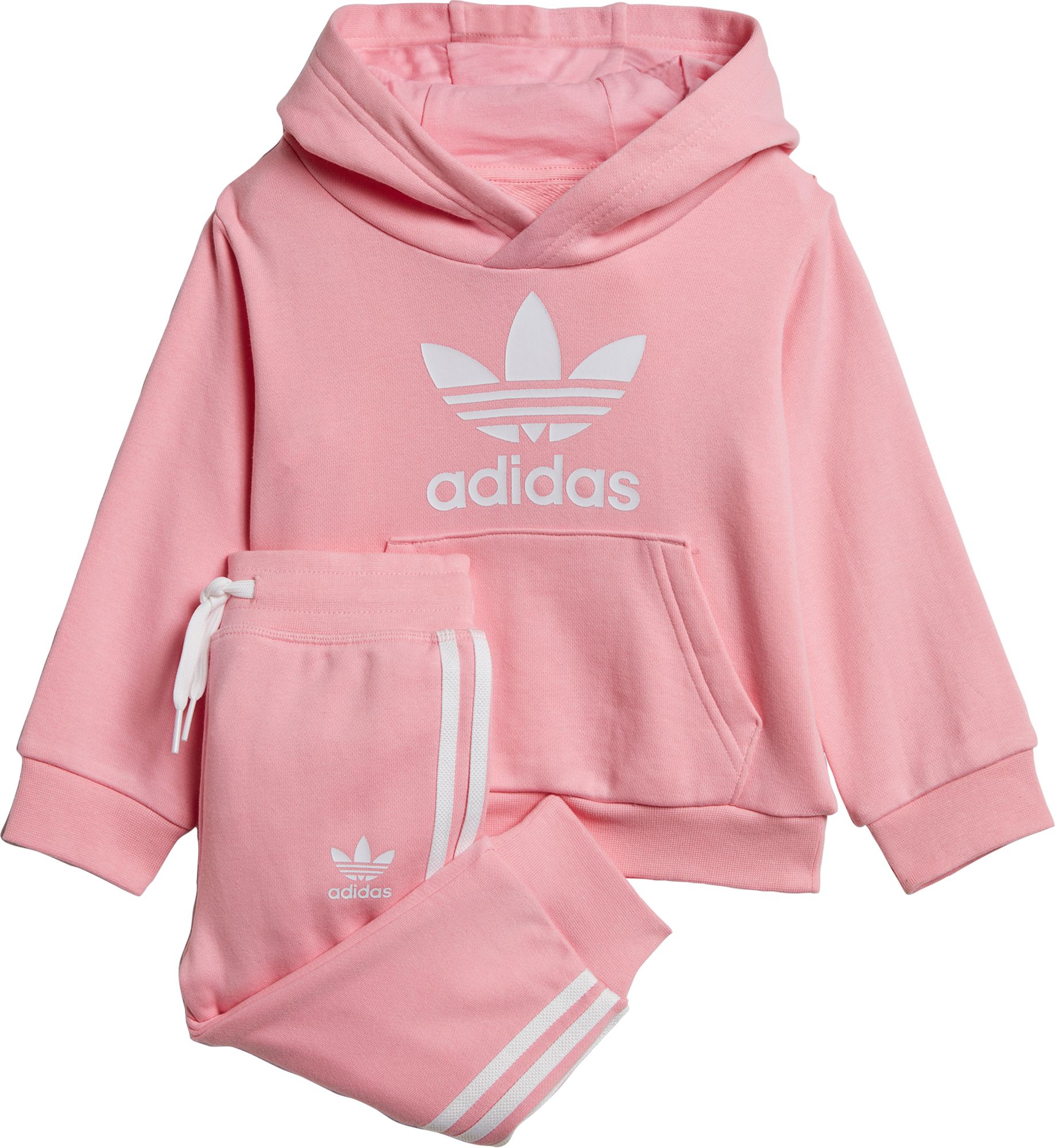 adidas Infant Girls' Trefoil Hoodie Set 