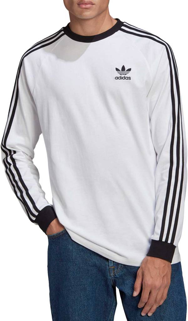 Zuiver Groot Glimlach adidas Originals Men's 3-Stripes Long Sleeve Shirt | Dick's Sporting Goods
