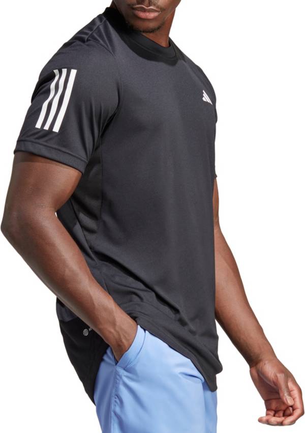 Adidas running 3 stripes tee hot sale