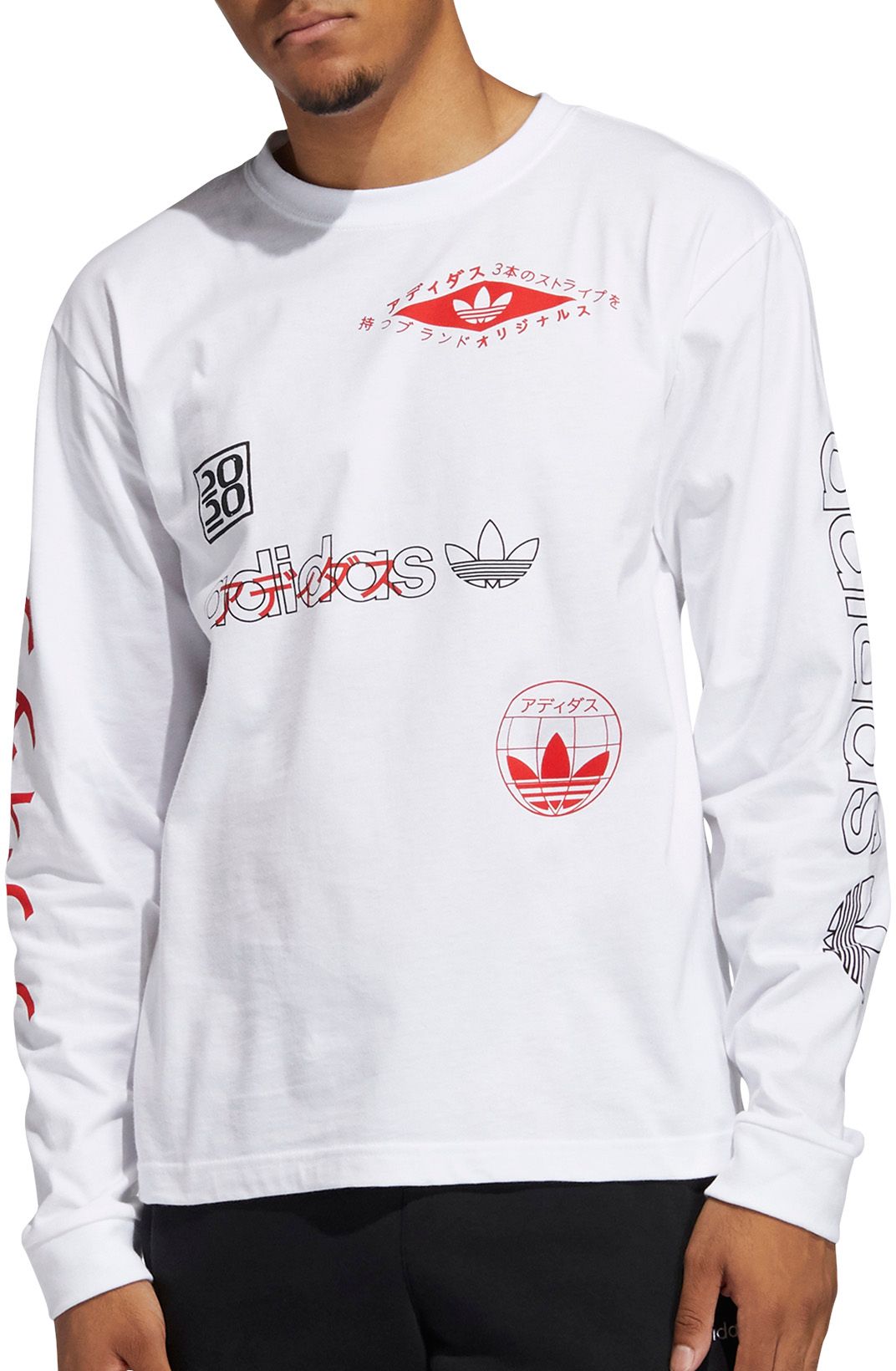 adidas logo long sleeve