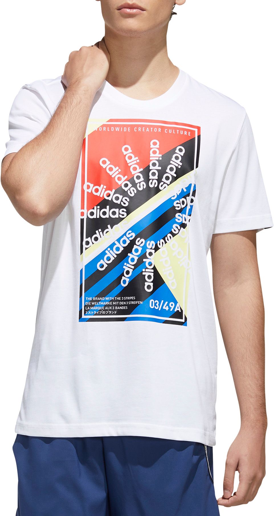 adidas color shirt