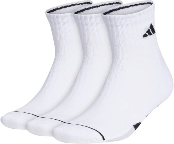 adidas Men's Cushioned II Quarter Socks – 3 Pack | Dick's Sporting Goods