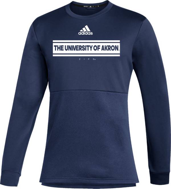 adidas Men's Akron Zips Navy Team Issue Crew Pullover Shirt product image