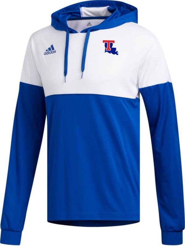 adidas Men's Louisiana Tech Bulldogs Blue Legend Shooter Long Sleeve Shirt