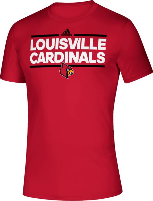 adidas Men's Louisville Cardinals Cardinal Red Creator Performance T-Shirt product image
