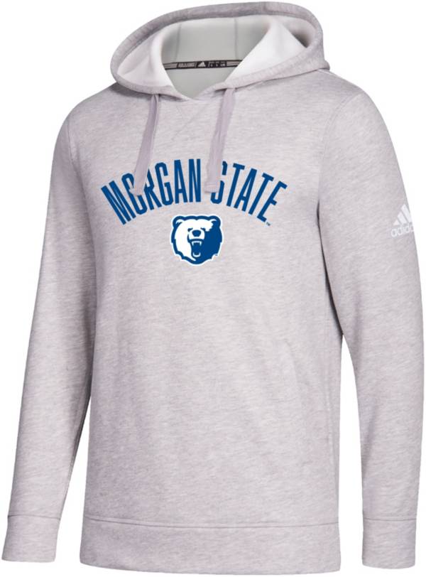 adidas Men's Morgan State Bears Grey Fleece Hoodie