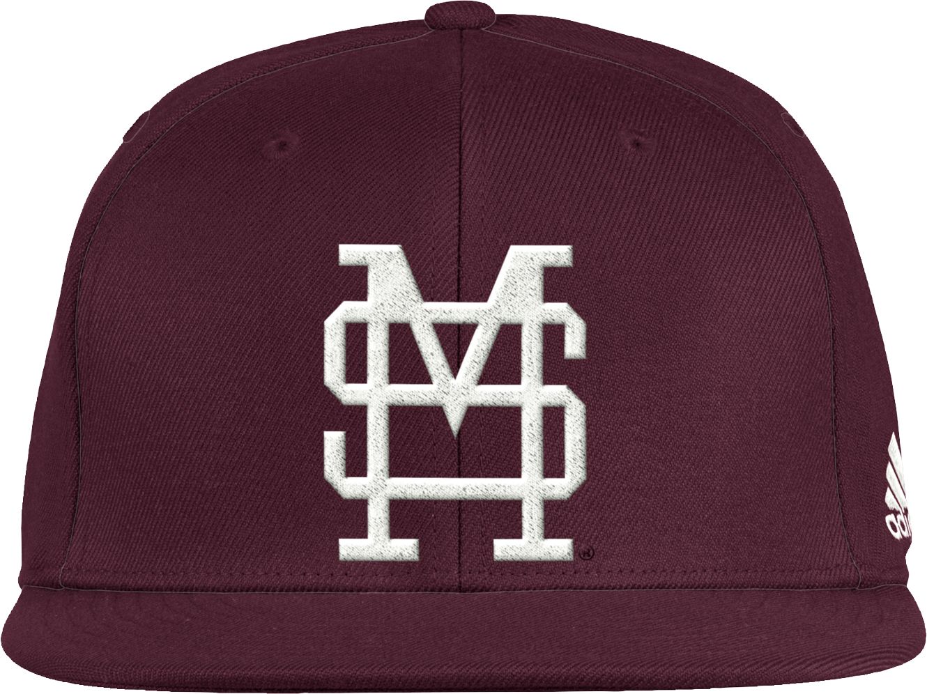 mississippi state adidas fitted baseball hat