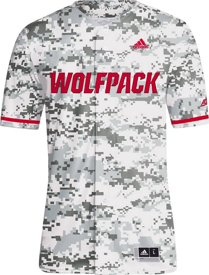 NC State Wolfpack adidas Replica Baseball Jersey - Camo
