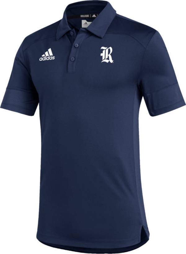 adidas Men's Rice Owls Blue Under the Lights Coaches Sideline Polo product image