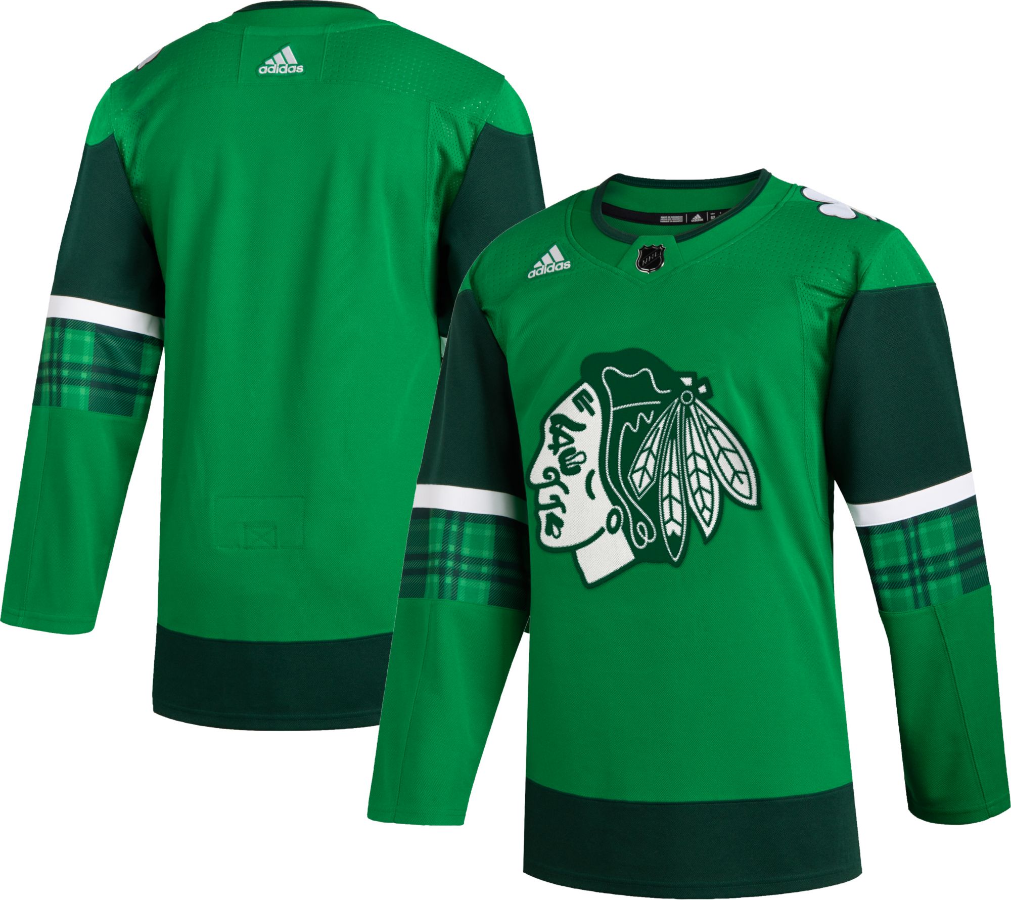 authentic green blackhawks jersey