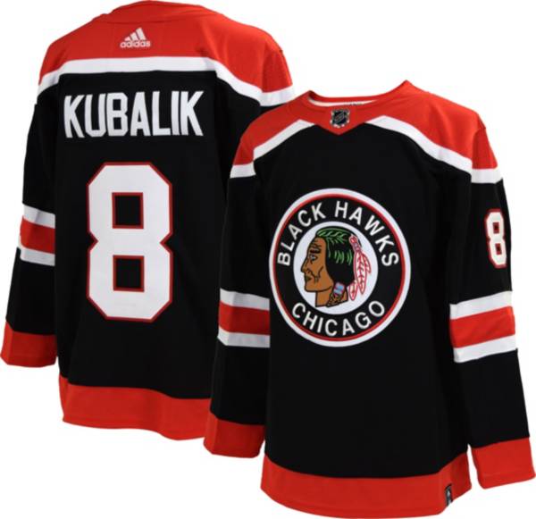 adidas Men's Chicago Blackhawks Dominik Kubalik #8 Reverse Retro ADIZERO Authentic Jersey