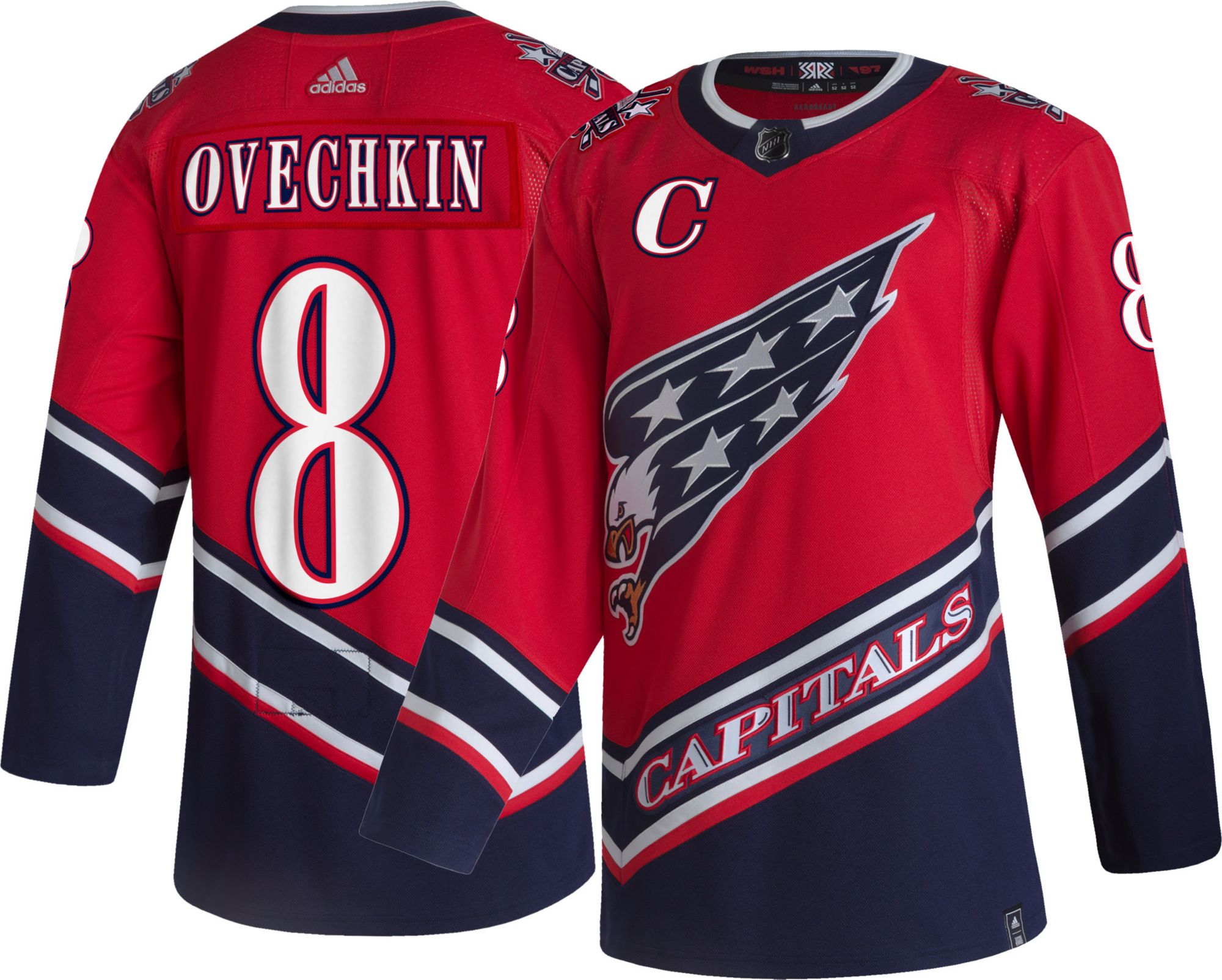 capitals screaming eagle jersey
