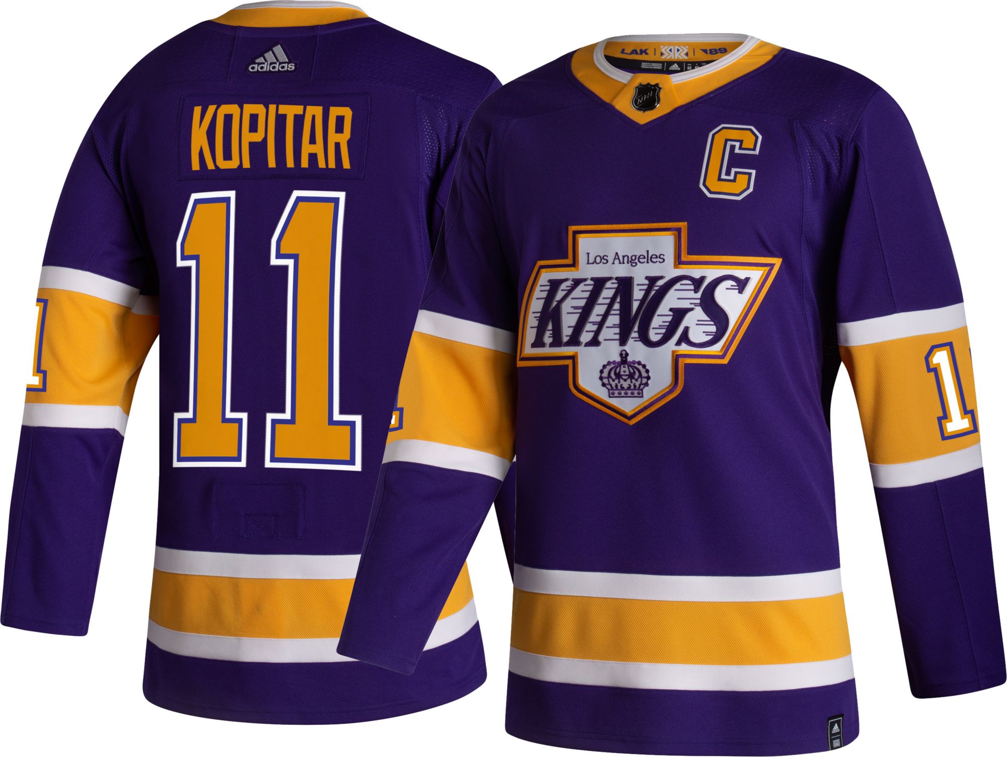 los angeles kings throwback jersey