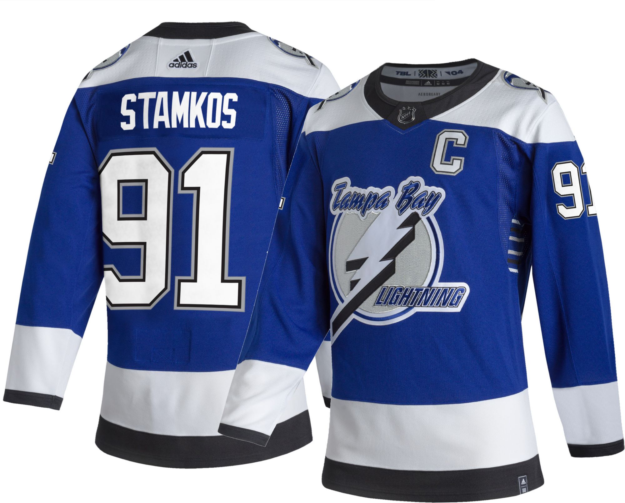 tampa bay lightning throwback jersey