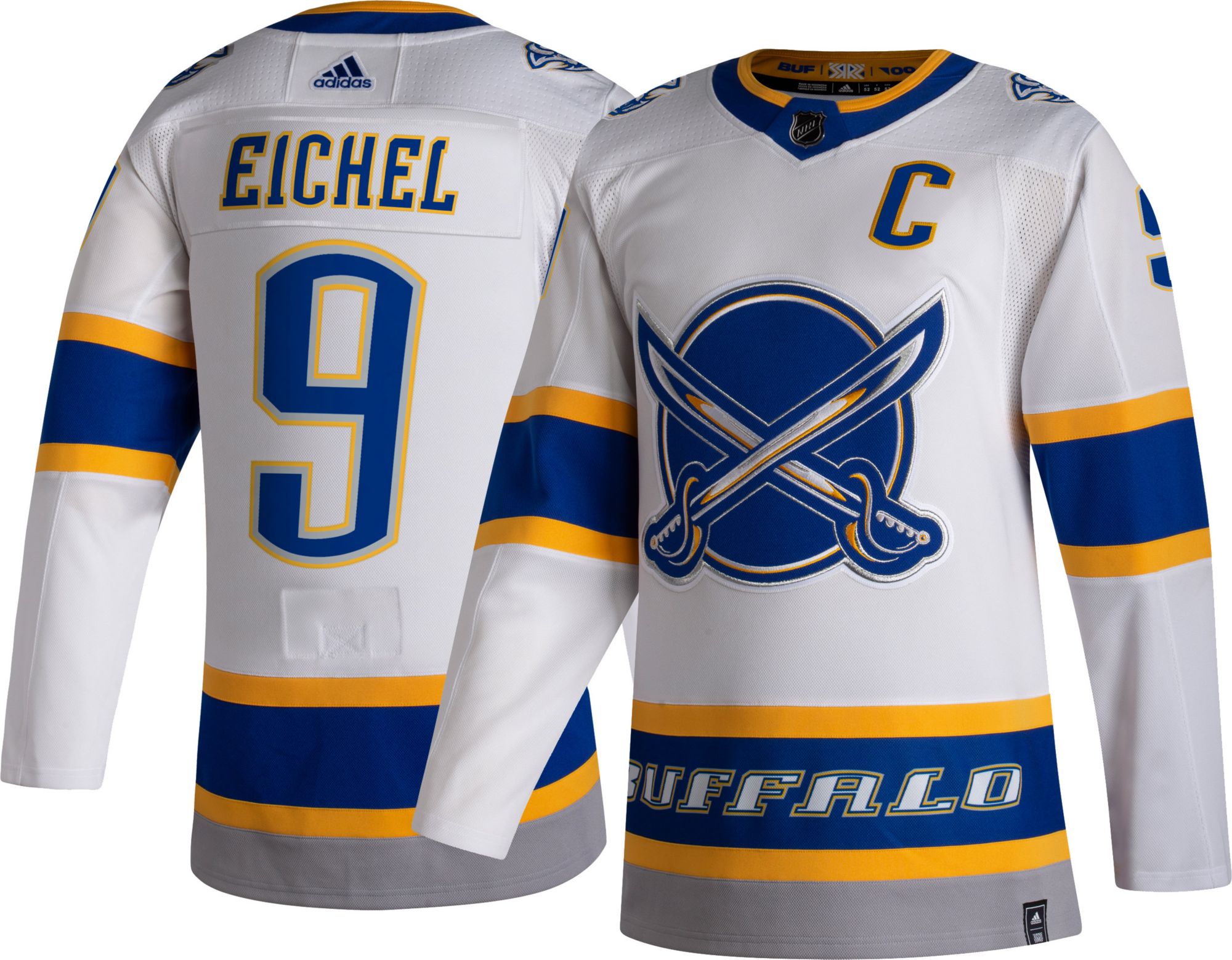 Jack Eichel Buffalo Sabres adidas Home Authentic Player Jersey – White –  ThanoSport