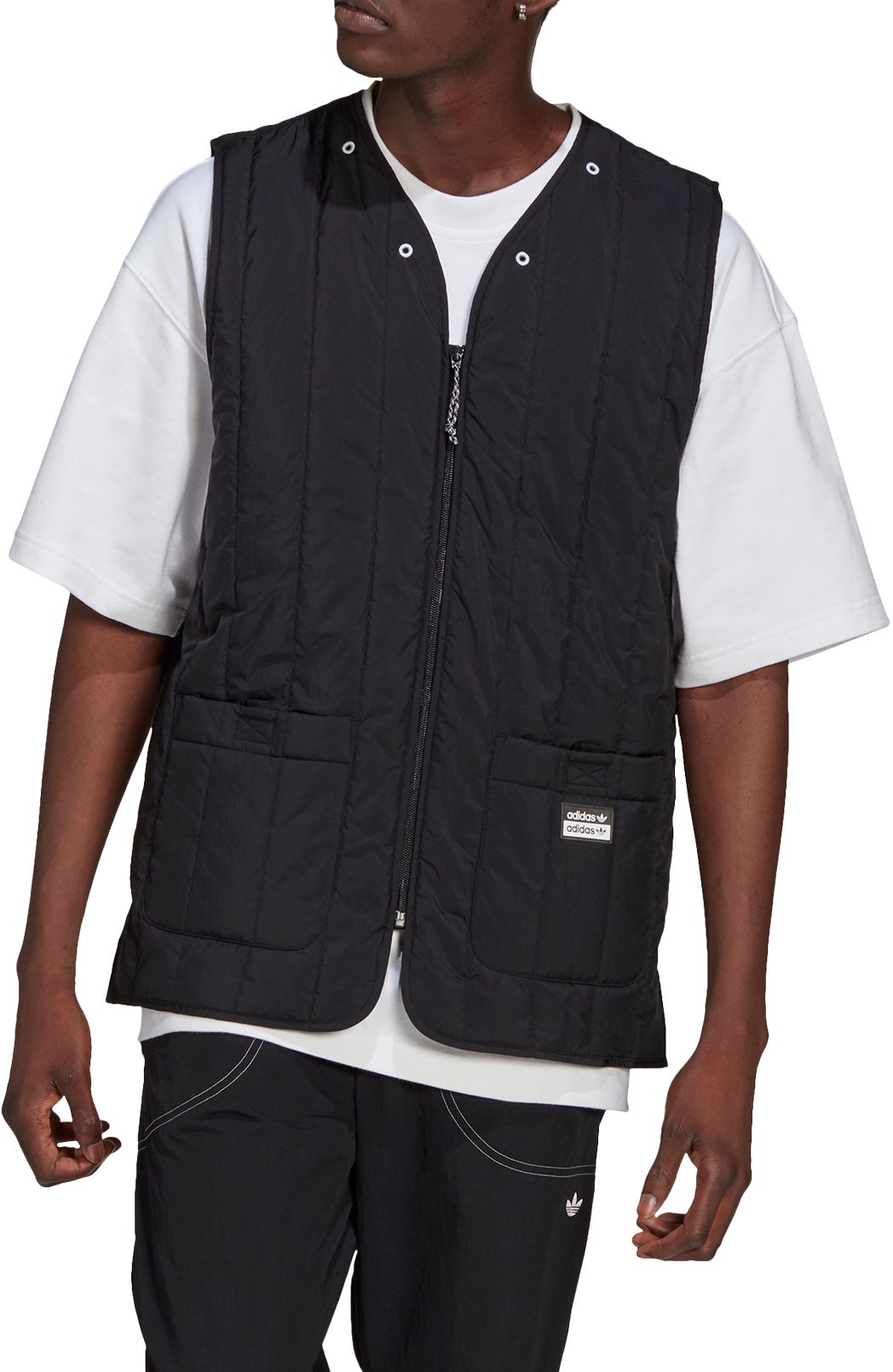 adidas padded vest