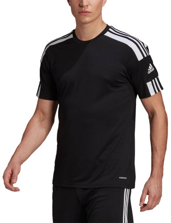 adidas Men's Squadra 21 Primegreen Short Sleeve Soccer Jersey adidas Men's Squadra 21 Primegreen Short Sleeve Soccer Jersey
