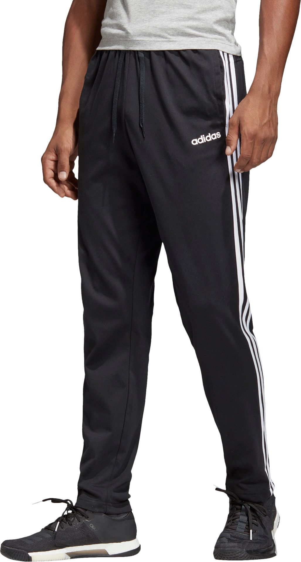 adidas essential 3 stripe joggers