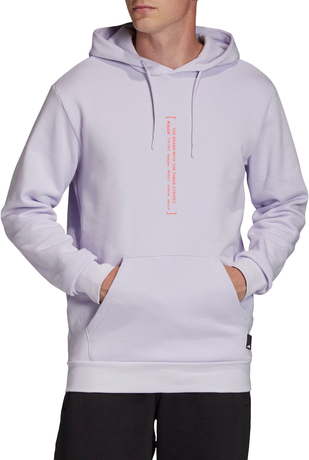 adidas the brand with the 3 stripes hoodie