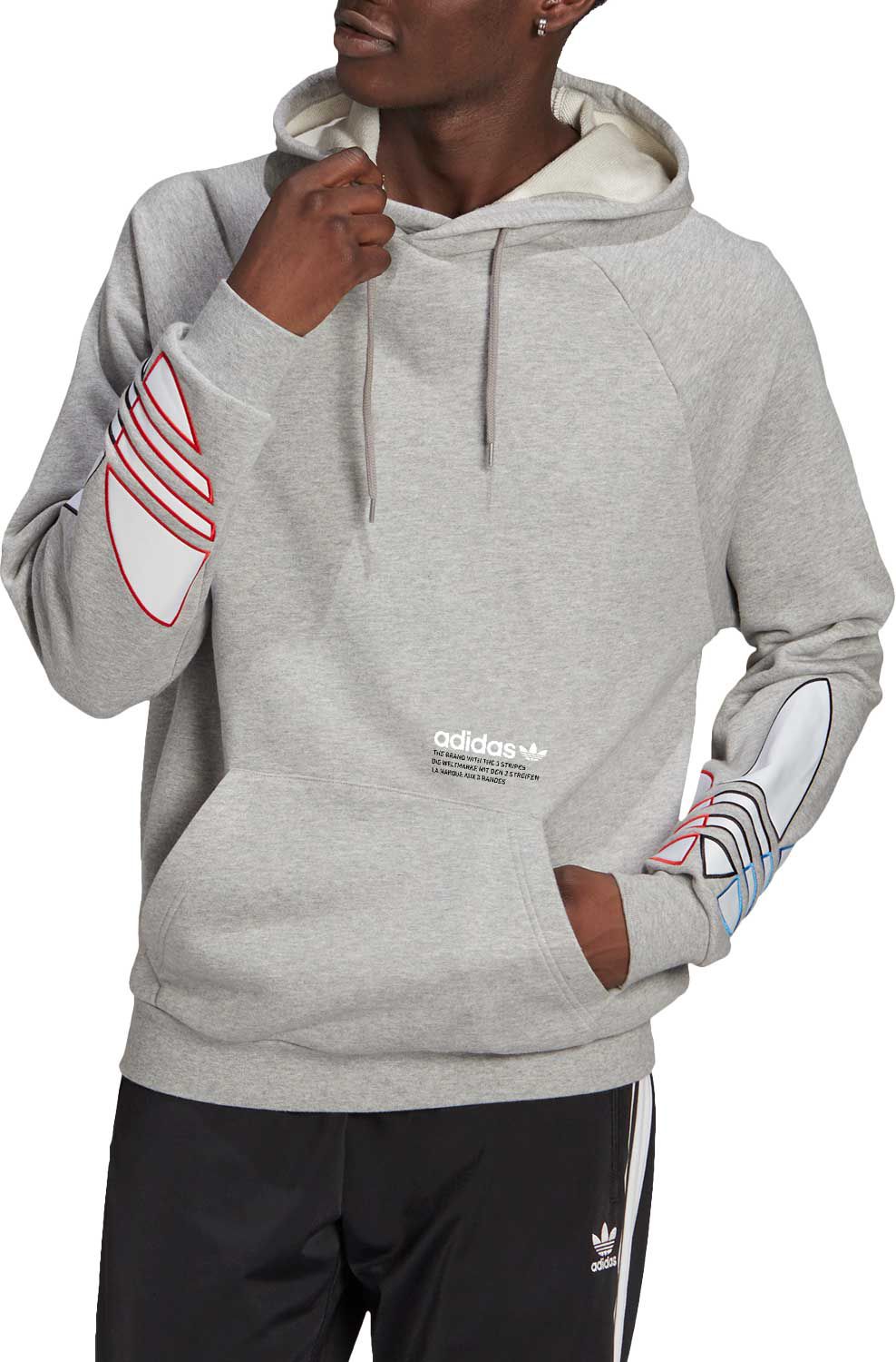 adidas tri color sweatshirt