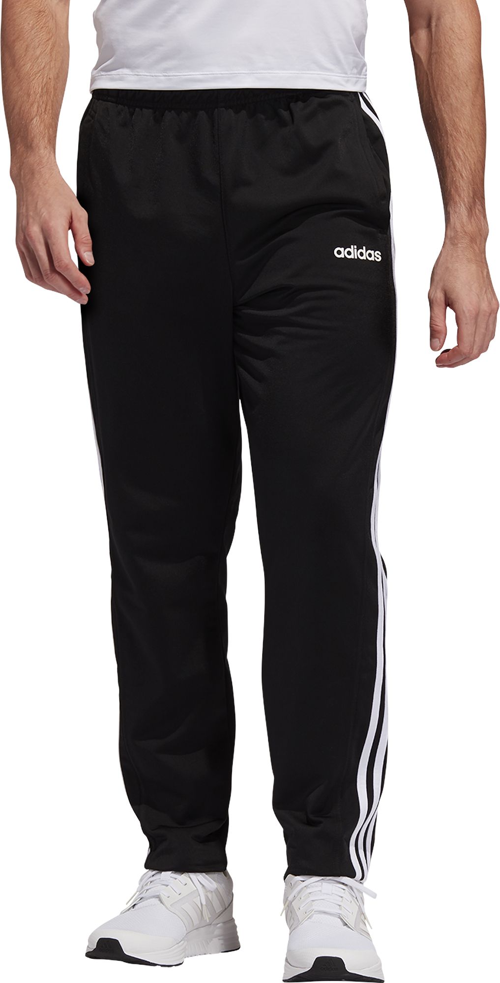 adidas Men's Tricot 3-Stripe Zip Pants 
