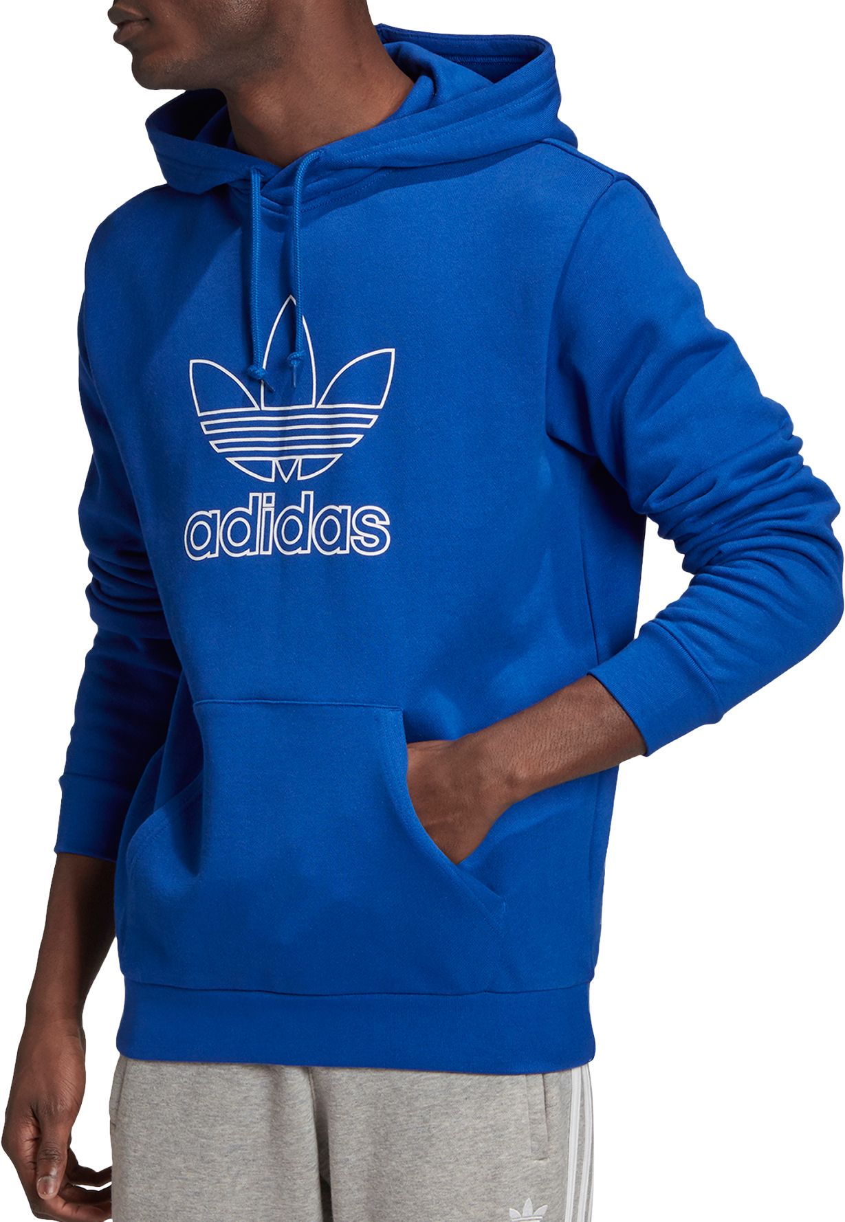 adidas men's hooded sweatshirt