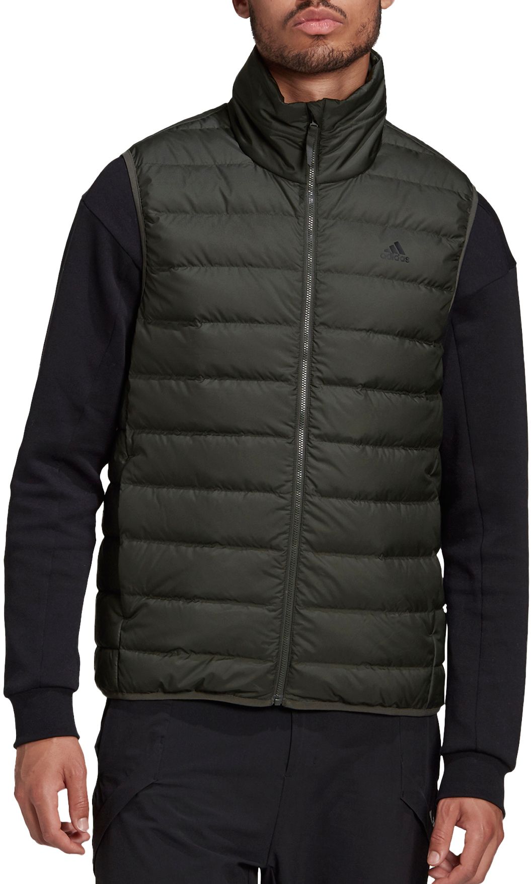 adidas down vest mens