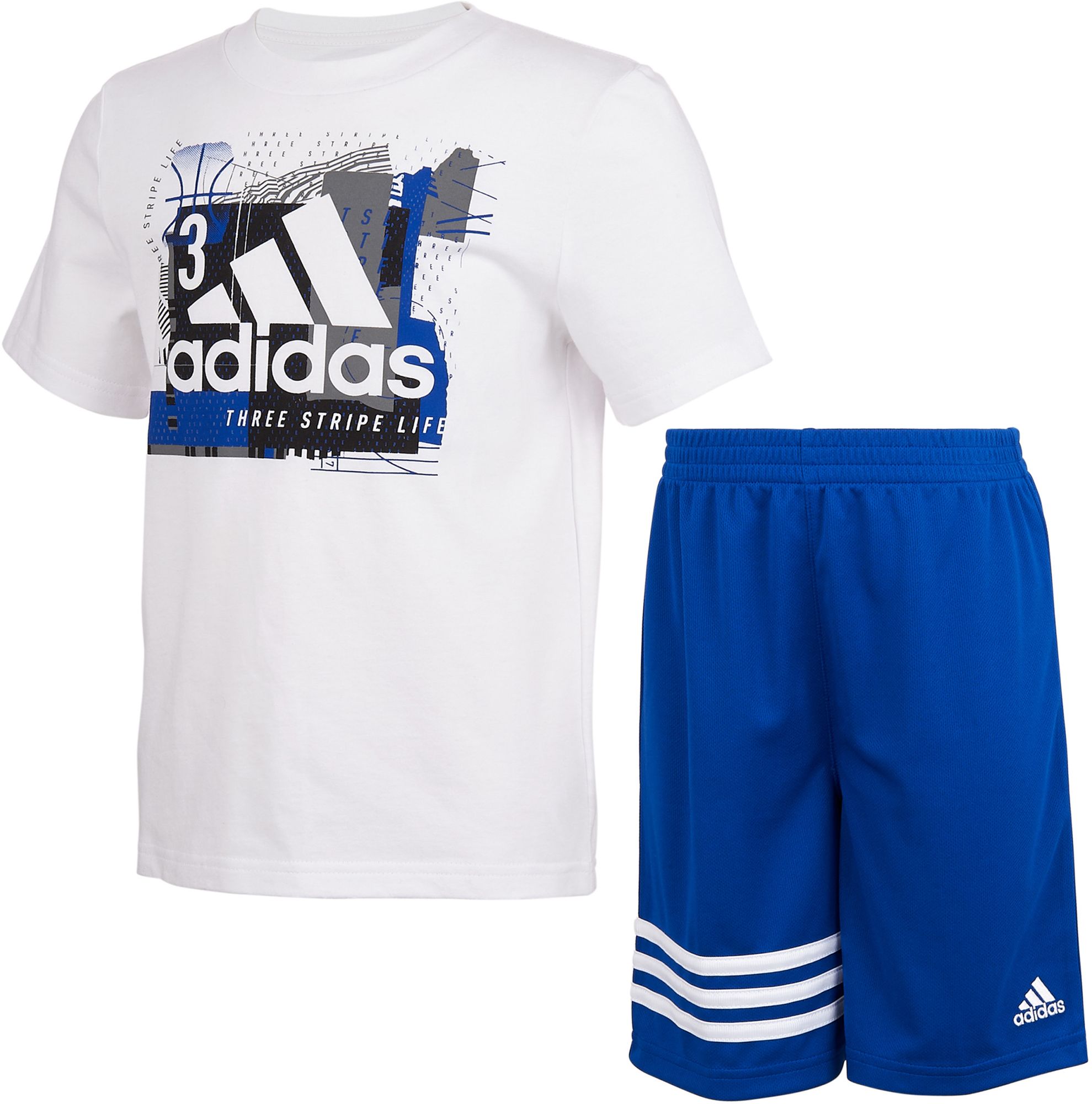 infant adidas shorts and shirt