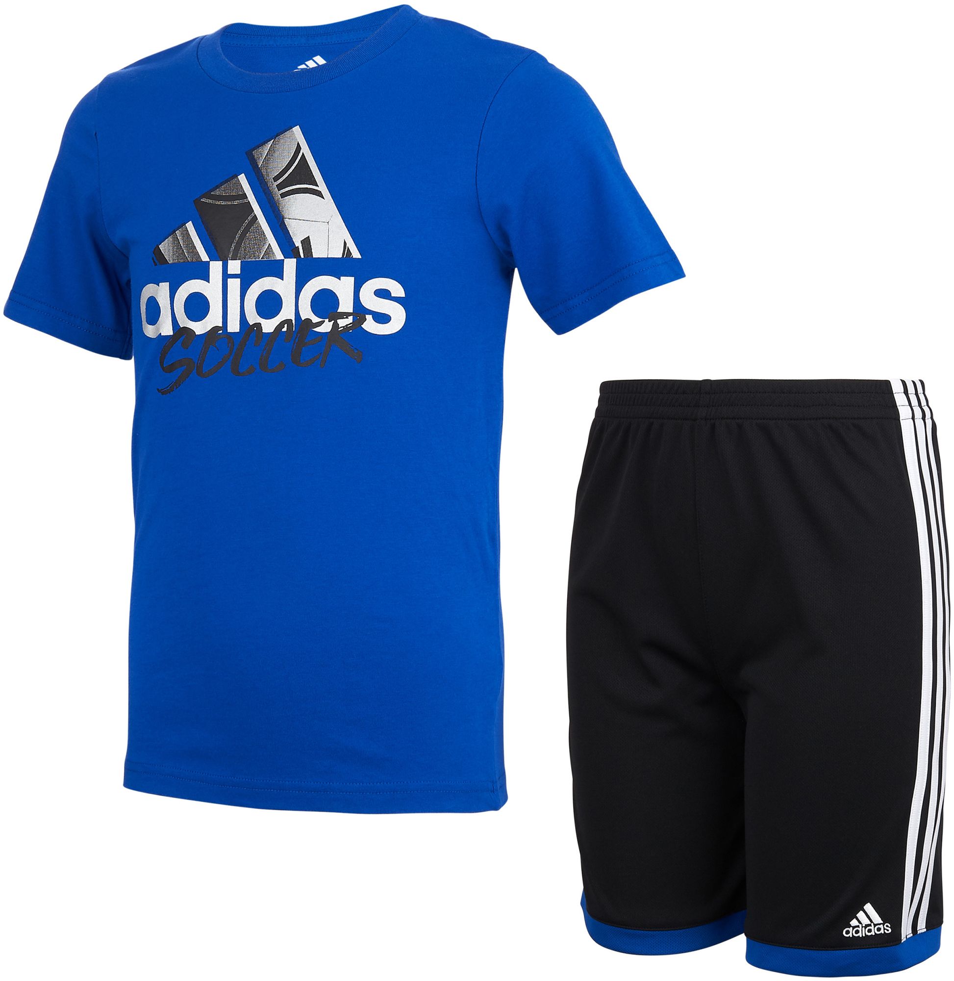 childrens adidas shorts and shirt