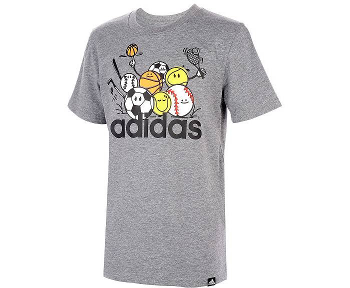 Født Tilfældig moden adidas Kids' All Here Heather T-Shirt | Dick's Sporting Goods