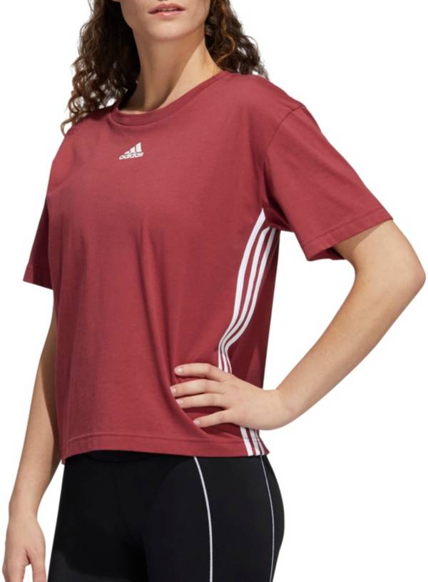 adidas Women's 3-Stripes Cropped T-Shirt