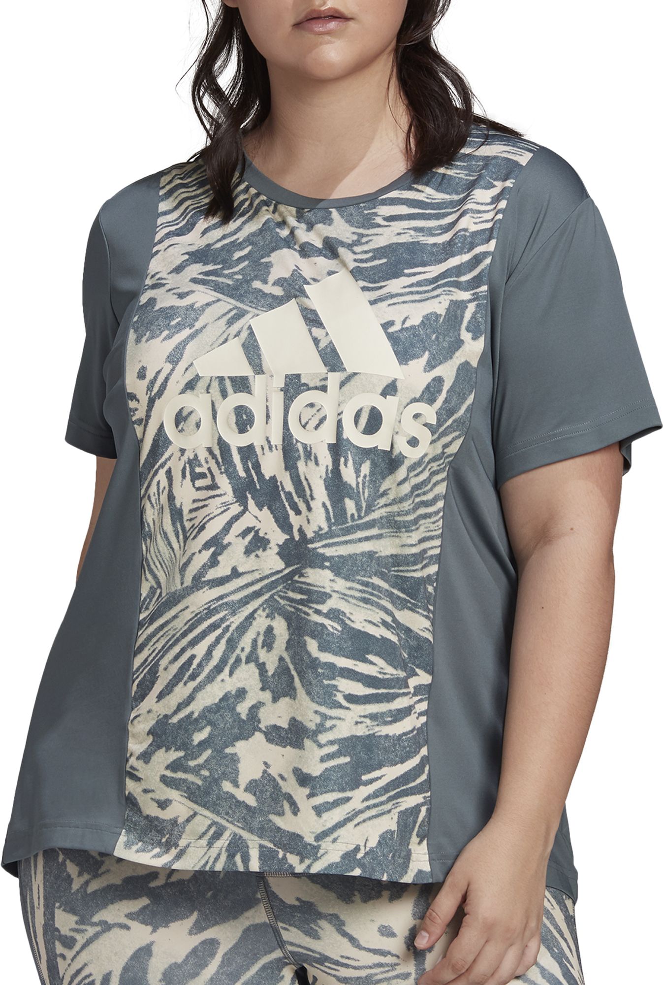 adidas women's plus size shirts