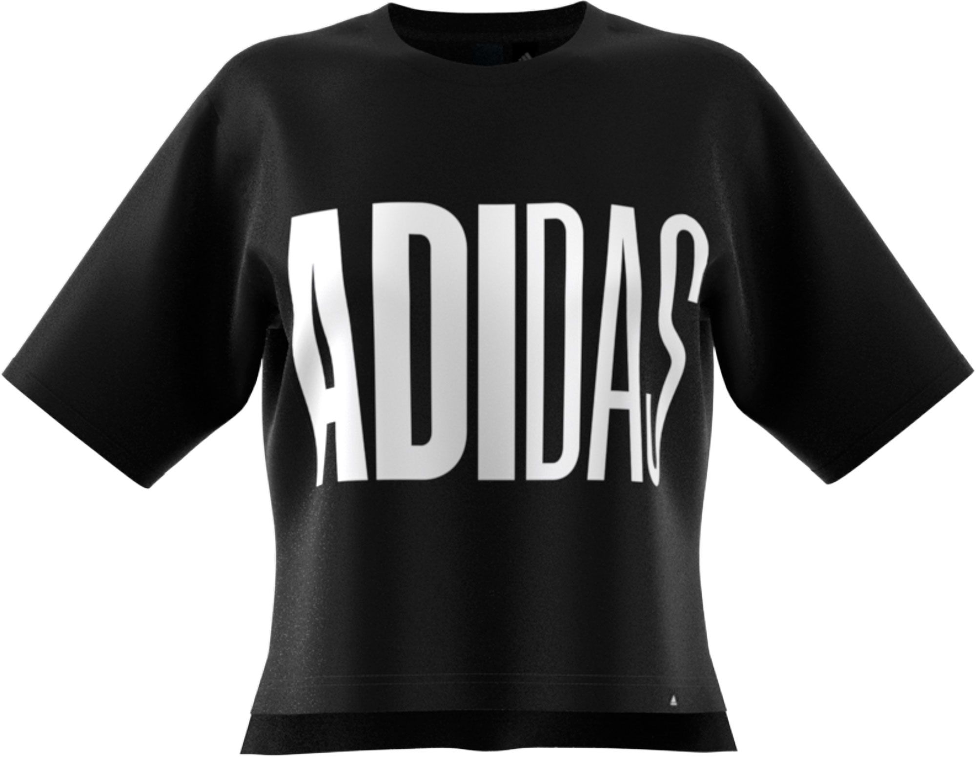 adidas womens black t shirt