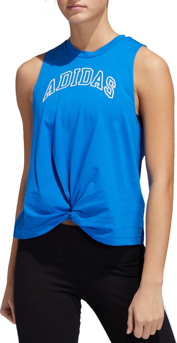 adidas Women's Knotted Graphic Tank Top