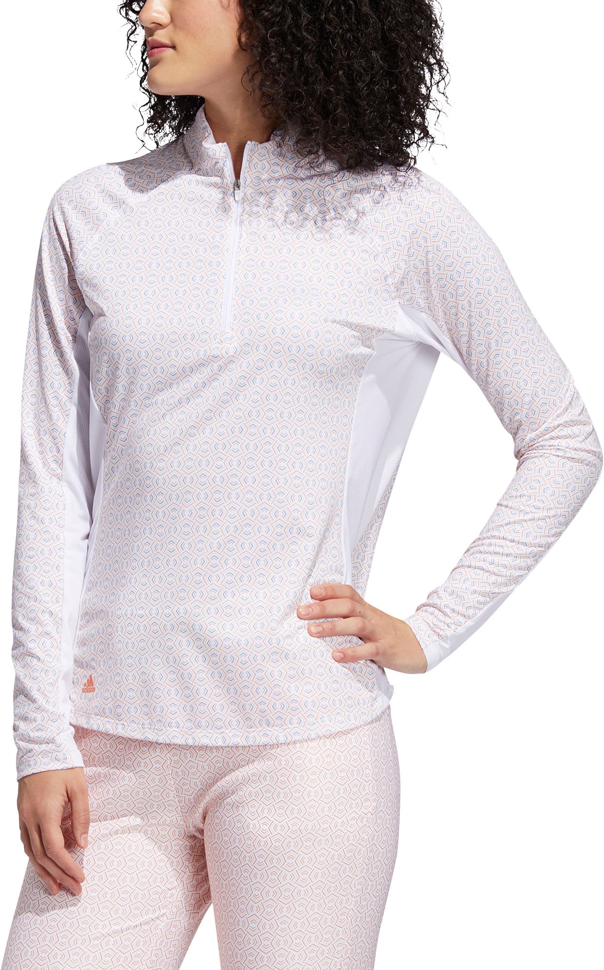 adidas women's long sleeve golf shirts