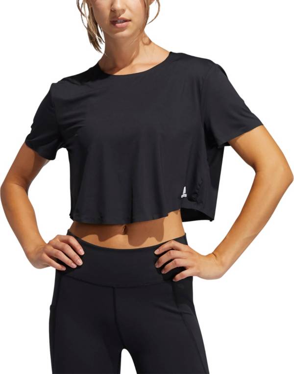 adidas Women's Elevated Cropped Training T-Shirt product image